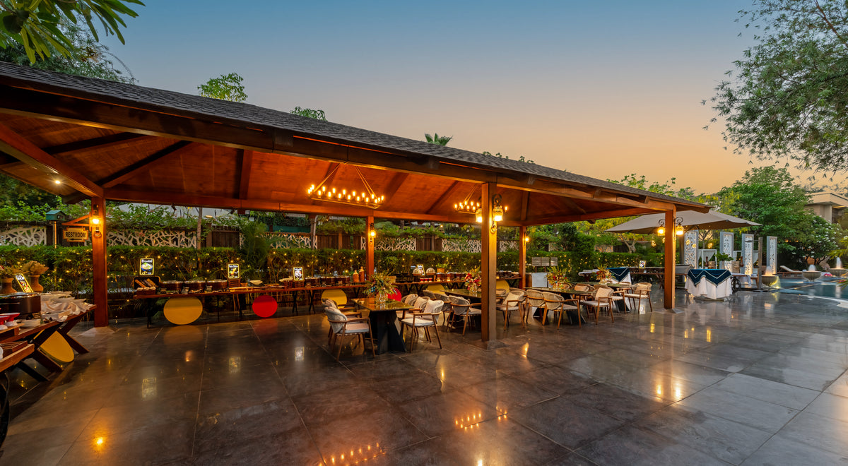 City Park Green Resort grounds and gardens, New Delhi