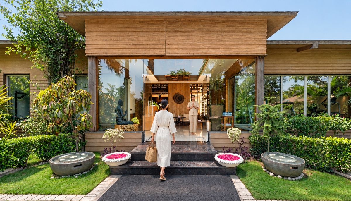 Spa treatment room at City Park Green Resort, New Delhi