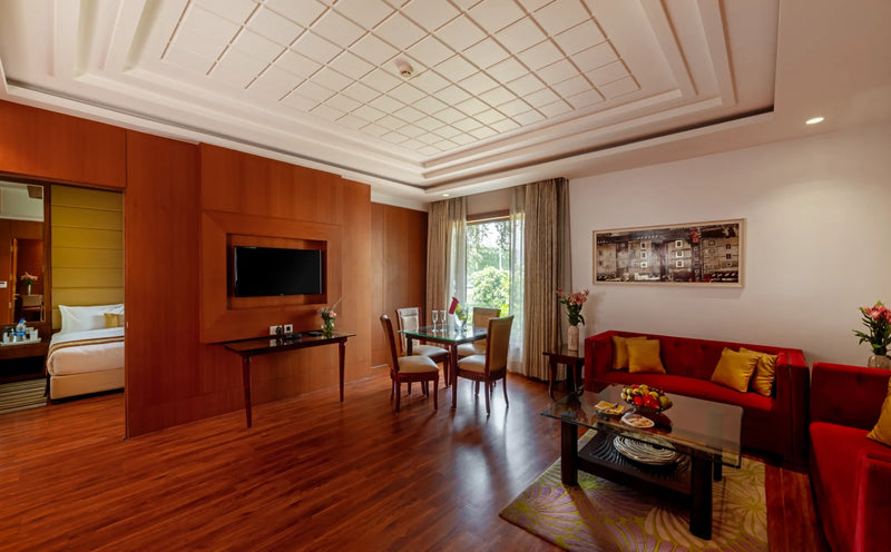 Family Suite bedroom at City Park Green Resort, New Delhi