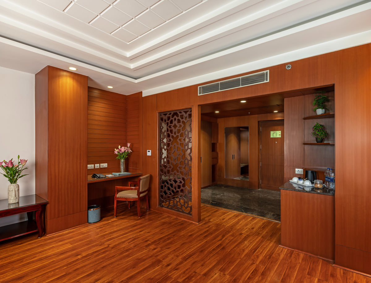 Family Suite with two double beds at City Park Green Resort, New Delhi