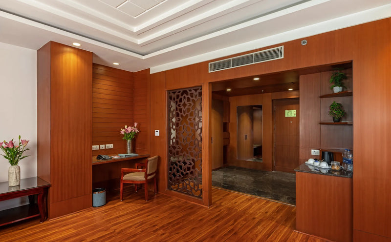 Family Suite with two double beds at City Park Green Resort, New Delhi