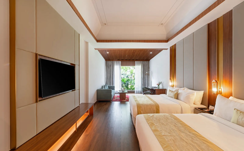 Family Suite living area at City Park Green Resort, New Delhi