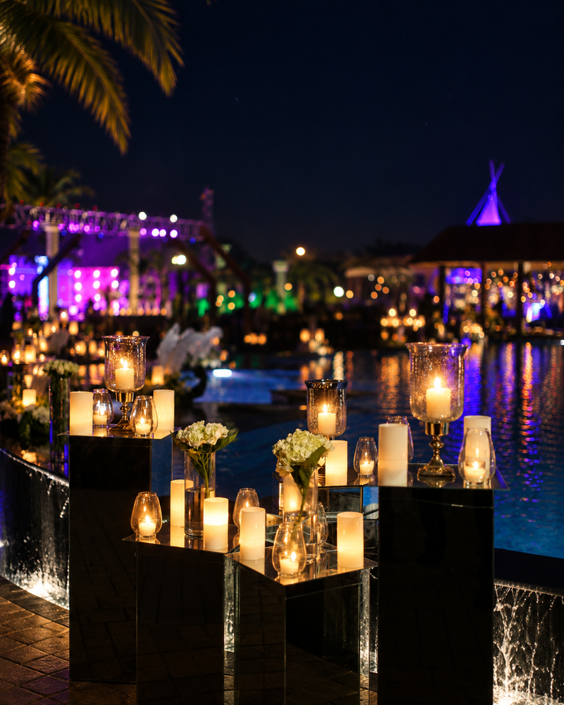 Wedding setup at City Park Green Resort, New Delhi