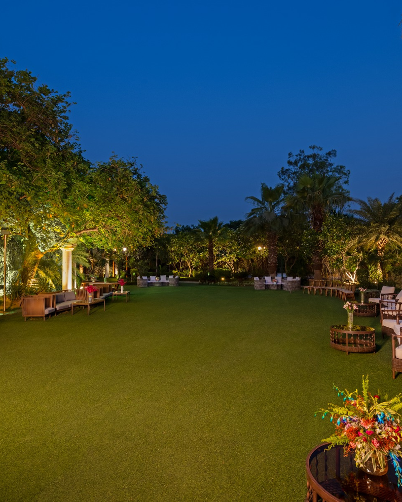 Winter Garden green space at City Park Green Resort, New Delhi
